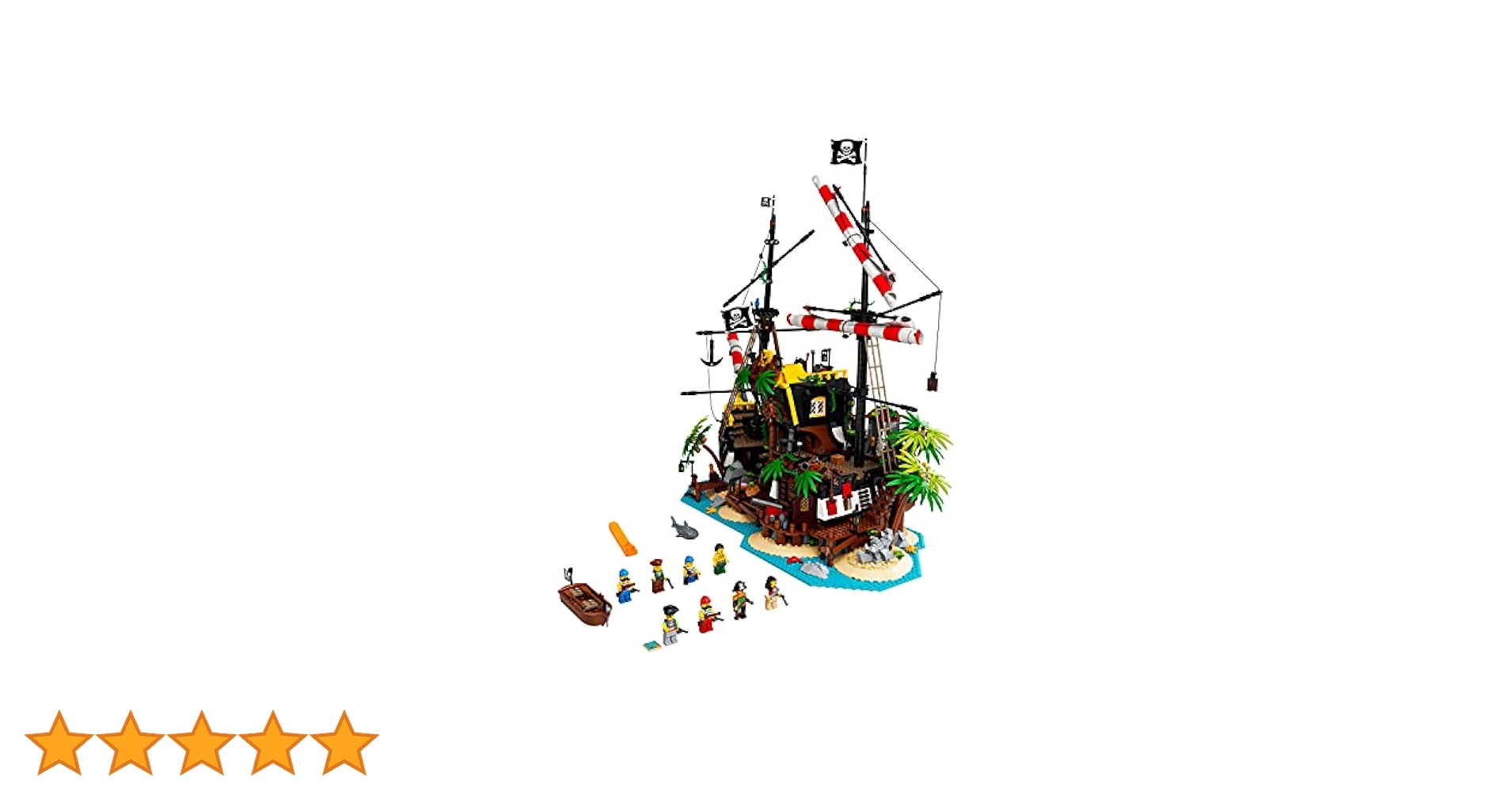 mappi様限定 Amazon.co.jp: レゴ(LEGO) アイデア 赤ひげ船長の海賊島 21322